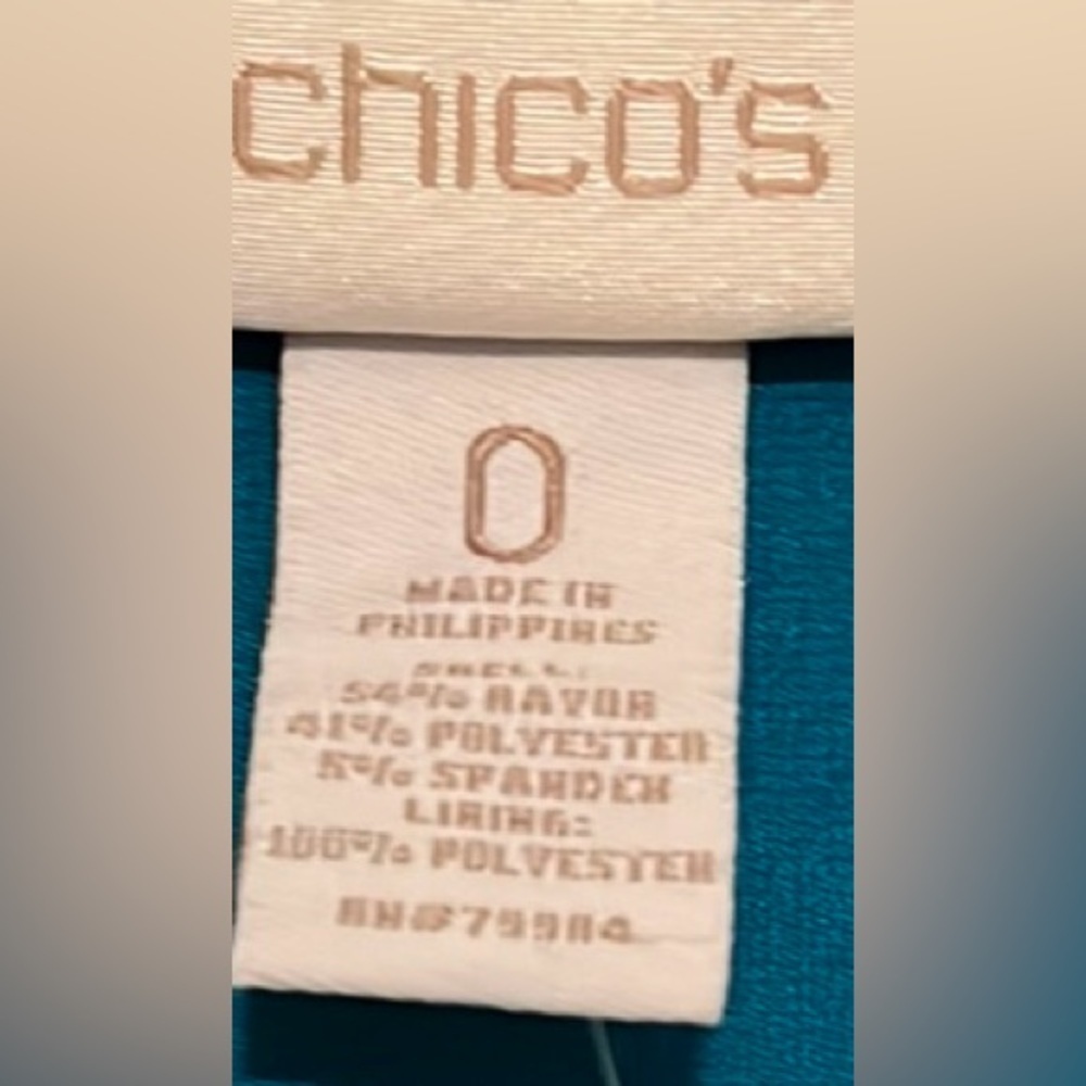 Chico’s Size 0 Short Sleeves Dress - Picture 2 of 5